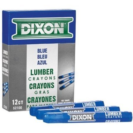 Dixon Ticonderoga Crayon Lumber Extruded Blue 52100